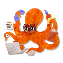 Load image into Gallery viewer, Ollie Inkwell Brooch - Erstwilder Wild at Work
