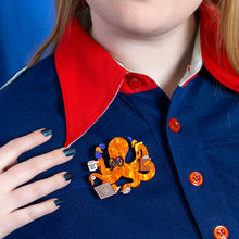 Load image into Gallery viewer, Ollie Inkwell Brooch - Erstwilder Wild at Work