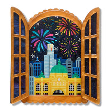 Load image into Gallery viewer, Fireworks Far &amp; Wide Brooch - Erstwilder Celebrations