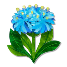 Load image into Gallery viewer, Blue Pincushion Brooch - Erstwilder x Royal Botanic Gardens Victoria