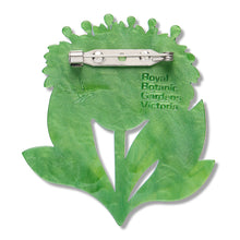 Load image into Gallery viewer, Blue Pincushion Brooch - Erstwilder x Royal Botanic Gardens Victoria
