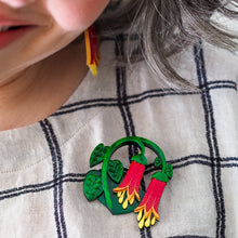 Load image into Gallery viewer, Common Correa Brooch - Erstwilder x Royal Botanic Gardens Victoria