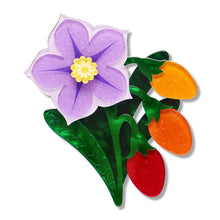 Load image into Gallery viewer, Kangaroo Apple Brooch - Erstwilder x Royal Botanic Gardens Victoria