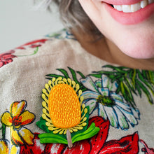 Load image into Gallery viewer, Mountain Banksia Brooch - Erstwilder x Royal Botanic Gardens Victoria