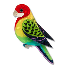 Load image into Gallery viewer, Eastern Rosella Brooch - Erstwilder x Royal Botanic Gardens Victoria