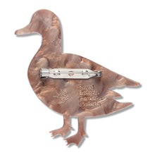Load image into Gallery viewer, Pacific Black Duck Brooch - Erstwilder x Royal Botanic Gardens Victoria