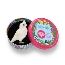 Load image into Gallery viewer, Little Corella Brooch - Erstwilder x Royal Botanic Gardens Victoria