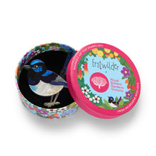 Load image into Gallery viewer, Superb Fairy Wren Brooch - Erstwilder x Royal Botanic Gardens Victoria