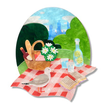 Load image into Gallery viewer, A Royal Garden Picnic Brooch - Erstwilder x Royal Botanic Gardens Victoria