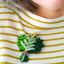 Load image into Gallery viewer, Herbarium Bundle Brooch - Erstwilder x Royal Botanic Gardens Victoria