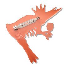 Load image into Gallery viewer, Pascal the King Prawn Brooch - Erstwilder Pascal’s Prawn Parade