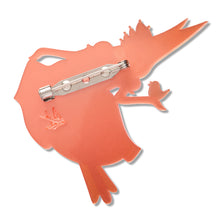 Load image into Gallery viewer, Pascal the Princess Prawn Brooch - Erstwilder Pascal’s Prawn Parade