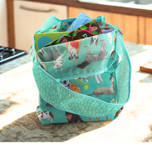 Load image into Gallery viewer, 100% Recycled Shopping Bag - Paws and Claws