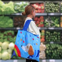 Load image into Gallery viewer, 100% Recycled Shopping Bag - Paws and Claws