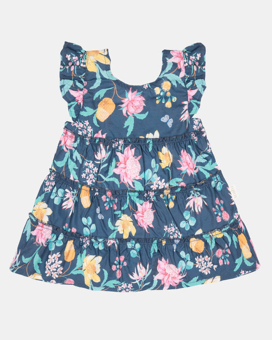 Waratah Midnight Matilda Baby Dress - Toshi