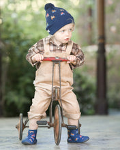 Load image into Gallery viewer, Driftwood Corduroy Quincy Baby Overalls - Toshi