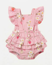 Load image into Gallery viewer, Blossom Strawberry Fields Baby Romper - Toshi