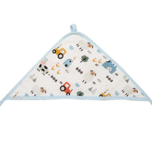 Load image into Gallery viewer, Barnyard Hooded Baby Towel