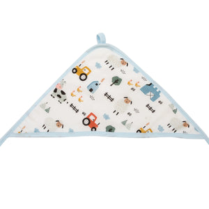 Barnyard Hooded Baby Towel