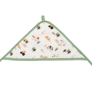 Country Farm Hooded Baby Towel