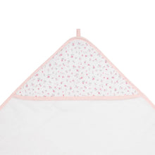 Load image into Gallery viewer, Pink Petals Hooded Baby Towel