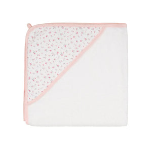 Pink Petals Hooded Baby Towel
