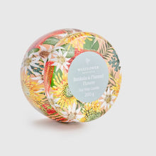 Load image into Gallery viewer, Banksia &amp; Flannel Flower Waxflower Candle Tin 200g