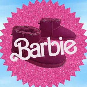 Barbie Stinger Micro Women's Sheepskin Boot Pink - EMU Australia