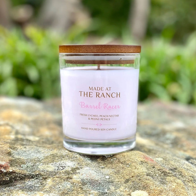 'Barrel Racer' Large Candle - Made At The Ranch