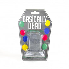 Load image into Gallery viewer, 'Basically Dead' Tombstone Candle