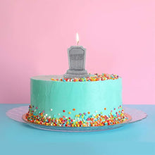 Load image into Gallery viewer, 'Basically Dead' Tombstone Candle