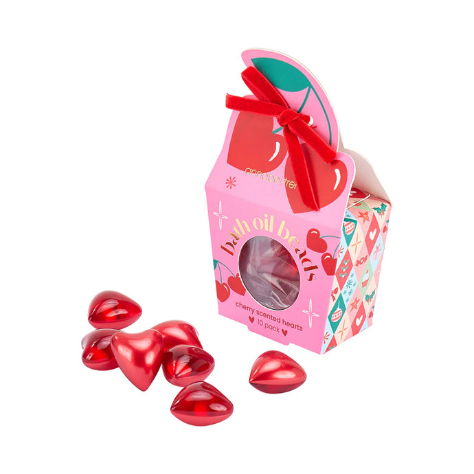 Festive Cherry Bath Oil Beads