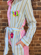 Load image into Gallery viewer, 'Be Happy' Embroidered Cotton Dress