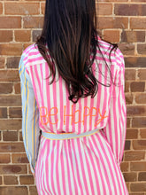 Load image into Gallery viewer, 'Be Happy' Embroidered Cotton Dress