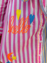 Load image into Gallery viewer, 'Be Happy' Embroidered Cotton Dress