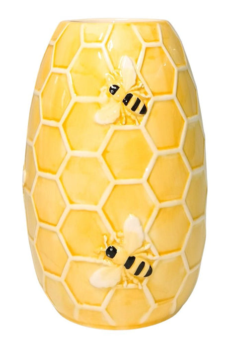 Bee Hive Vase Yellow 17cm