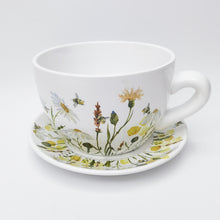 Load image into Gallery viewer, Bee Meadow Tea Cup Planter