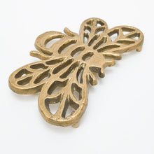 Load image into Gallery viewer, Bee Trivet Aged Brass 20cm