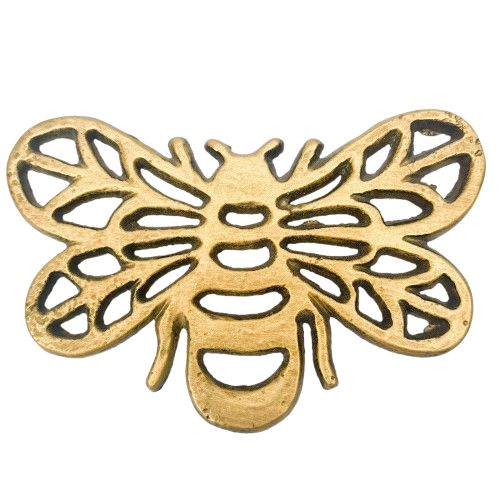 Bee Trivet Aged Brass 20cm