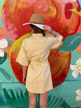 Load image into Gallery viewer, Beige Denim Shirt Dress - By Frankie