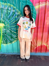 Load image into Gallery viewer, Beige/Red 'Good Days' T-Shirt - By Frankie