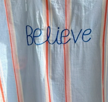 Load image into Gallery viewer, 'Believe' Embroidered Cotton Shirt