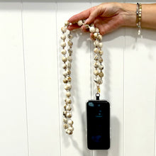 Load image into Gallery viewer, Sand Tortoise Shell Bella Cross Body Phone Strap