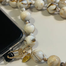 Load image into Gallery viewer, Sand Tortoise Shell Bella Cross Body Phone Strap