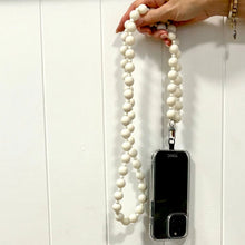 Load image into Gallery viewer, Cream Bella Cross Body Phone Strap