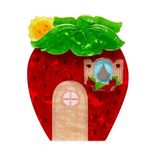 Load image into Gallery viewer, Berry Happy Home Brooch - Erstwilder x Strawberry Shortcake