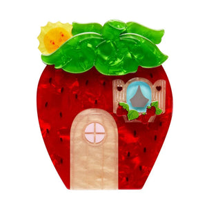 Berry Happy Home Brooch - Erstwilder x Strawberry Shortcake