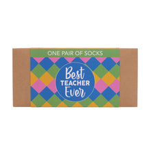 Load image into Gallery viewer, Best Teacher Ever Socks