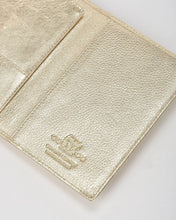 Load image into Gallery viewer, Gold Billy RFID Leather Passport Wallet - Cobb &amp; Co
