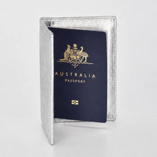Load image into Gallery viewer, Silver Billy RFID Leather Passport Wallet - Cobb &amp; Co
